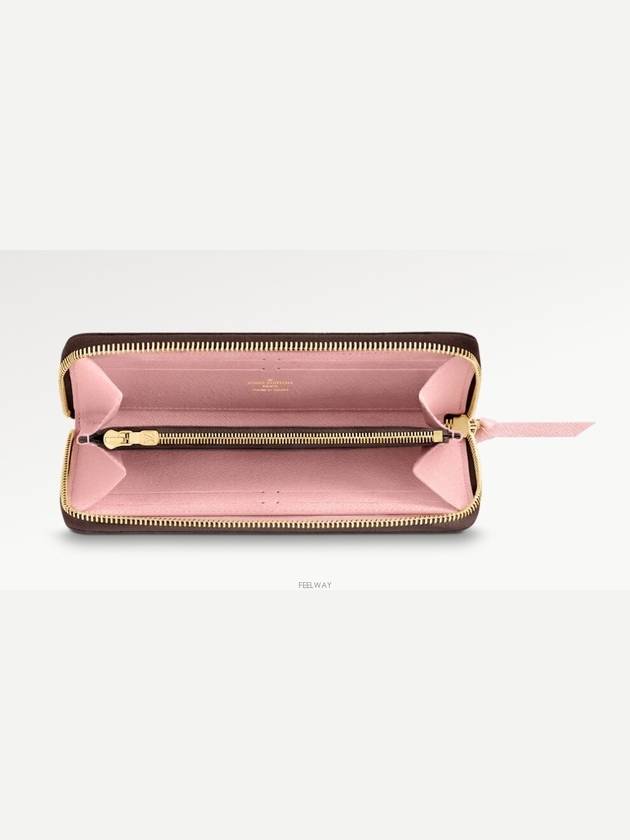 Clemence Long Wallet Rose Ballerine - LOUIS VUITTON - BALAAN 4