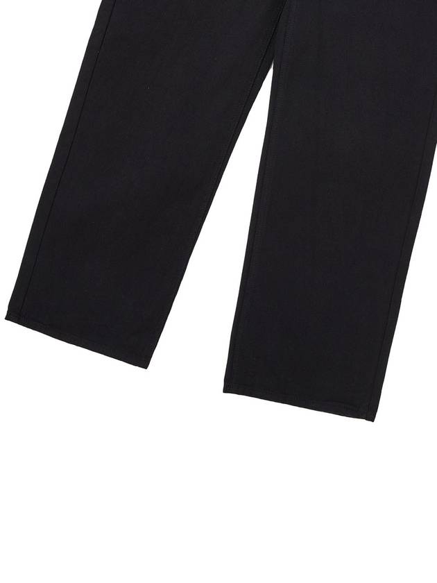 Women's Cotton Twill SemiWide Jeans Navy GB1 WDPT 51 BLK - THE GREEN LAB - BALAAN 4