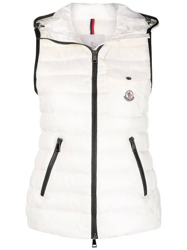 Glyco Hoodie Vest Padding White - MONCLER - BALAAN 2