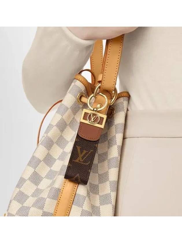 Dauphin Dragonne Key Holder Brown - LOUIS VUITTON - BALAAN 2