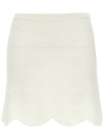 Tom Ford Crochet Mini Skirt - TOM FORD - BALAAN 1