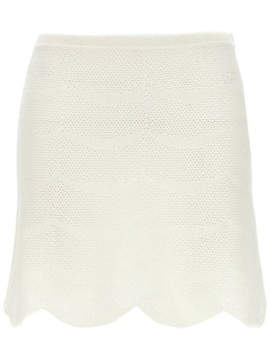 Tom Ford Crochet Mini Skirt - TOM FORD - BALAAN 1