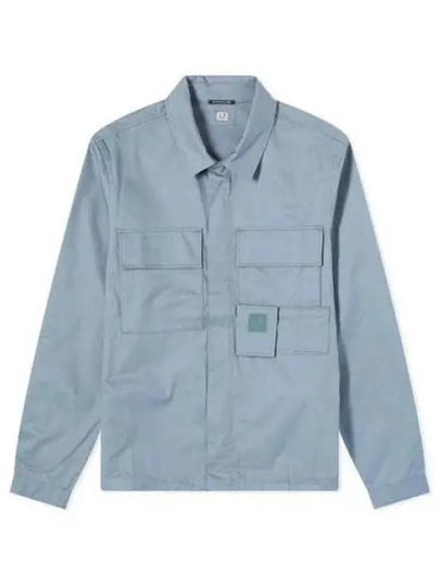 Gabardine Pockets Long Sleeve Shirt Turbulence - CP COMPANY - BALAAN 2