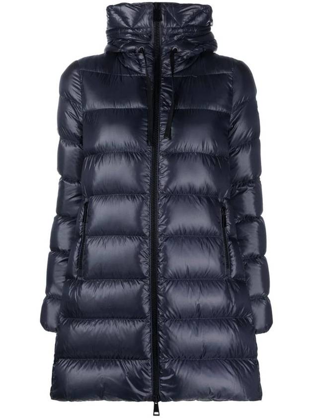 Women's Suyen Long Padding Navy - MONCLER - BALAAN 1