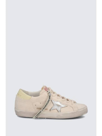 Superstar Canvas Low Top Sneakers Silver White - GOLDEN GOOSE - BALAAN 1