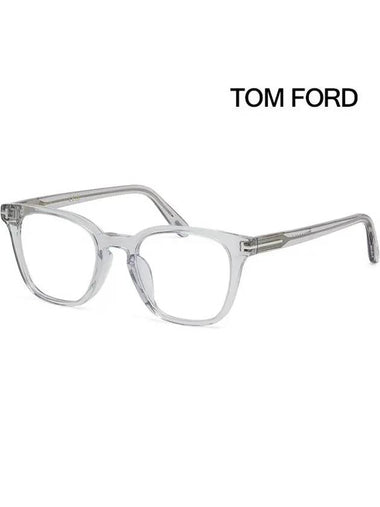 Blue light blocking glasses frame TF6014KB 020 transparent horn rim rise Wonbin communion Asian fit - TOM FORD - BALAAN 1