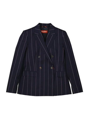 Acume Wool Jacket Navy - MAX MARA - BALAAN 1