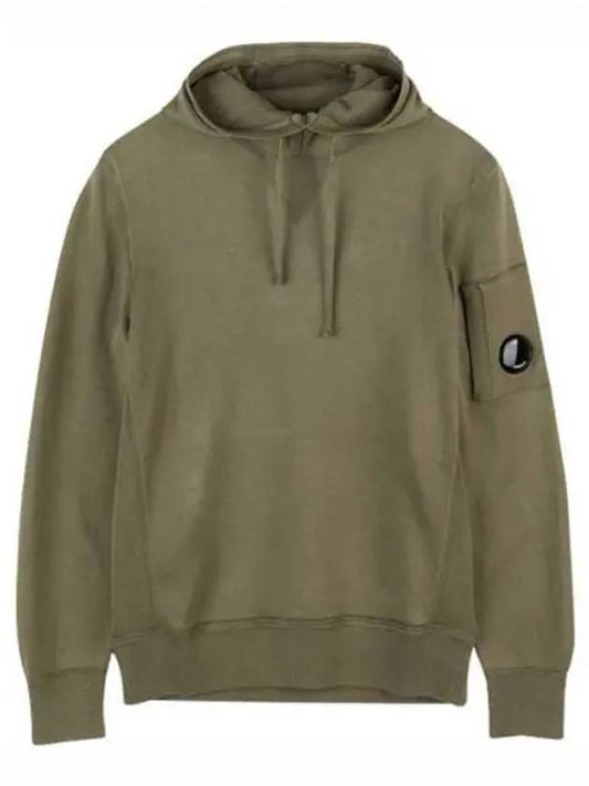 Lens Wappen Sandshell Hoodie Khaki - CP COMPANY - BALAAN 2