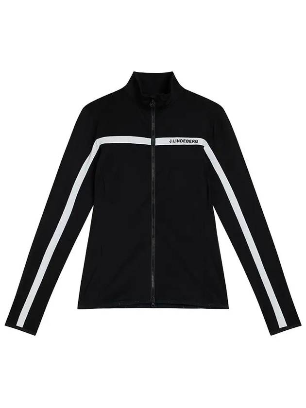 Janice Full Zip-up Jacket Black - J.LINDEBERG - BALAAN 2