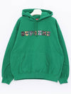 FW23SW58 GREEN patchwork hoodie - SUPREME - BALAAN 1