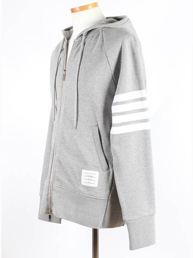 diagonal hood zip up - THOM BROWNE - BALAAN 2