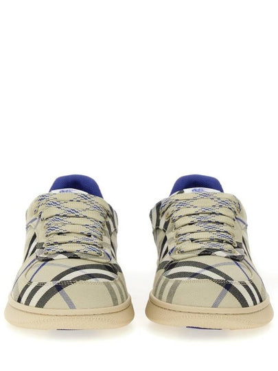 Check Terrace Low Top Sneakers Lichen - BURBERRY - BALAAN 2