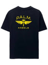 Military Wing Short Sleeve TShirt PMAA001S21JER01 - PALM ANGELS - BALAAN 2