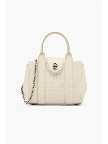 Leather Turnlock The Crossbody Tote Cloud white MBBAW24031IVX - MARC JACOBS - BALAAN 1