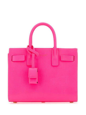 Sac De Jour Nano Tote Bag Pink - SAINT LAURENT - BALAAN 1