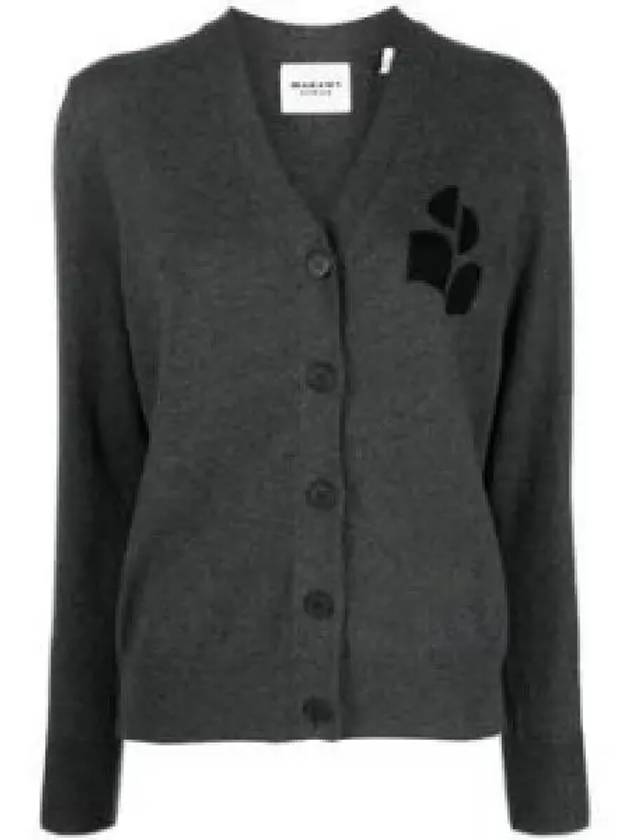 KARIN CA0008FA A1X05E 02AN logo cardigan 1319087 - ISABEL MARANT - BALAAN 1