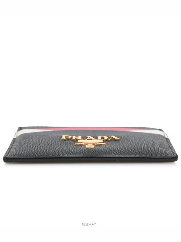 1MC205 Saffiano Multicolor Simple Card Wallet Business Holder - PRADA - BALAAN 6