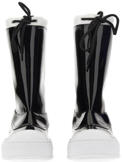 BOOT WITH LOGO - MOSCHINO - BALAAN 2