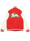 x KAWS Collaboration Red Varsity Jacket XX26JK006RD - HUMAN MADE - BALAAN 3