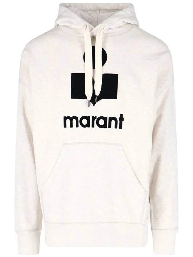 Miley Logo Hoodie Ecru - ISABEL MARANT - BALAAN 3