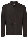 Men's Gabardine Lens Long Sleeve Shirt Black - CP COMPANY - BALAAN 1