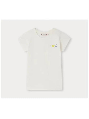 Bonpoint Asmae Short Sleeve T Shirt Milk White S04GTSK00002 102 - ETC - BALAAN 1