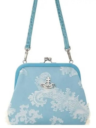 ORB Cotton Shoulder Bag Blue Coral - VIVIENNE WESTWOOD - BALAAN 2