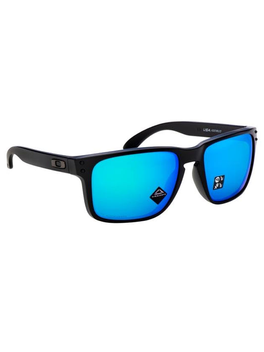 Holbrook Matte Sunglasses Blue Black - OAKLEY - BALAAN 1