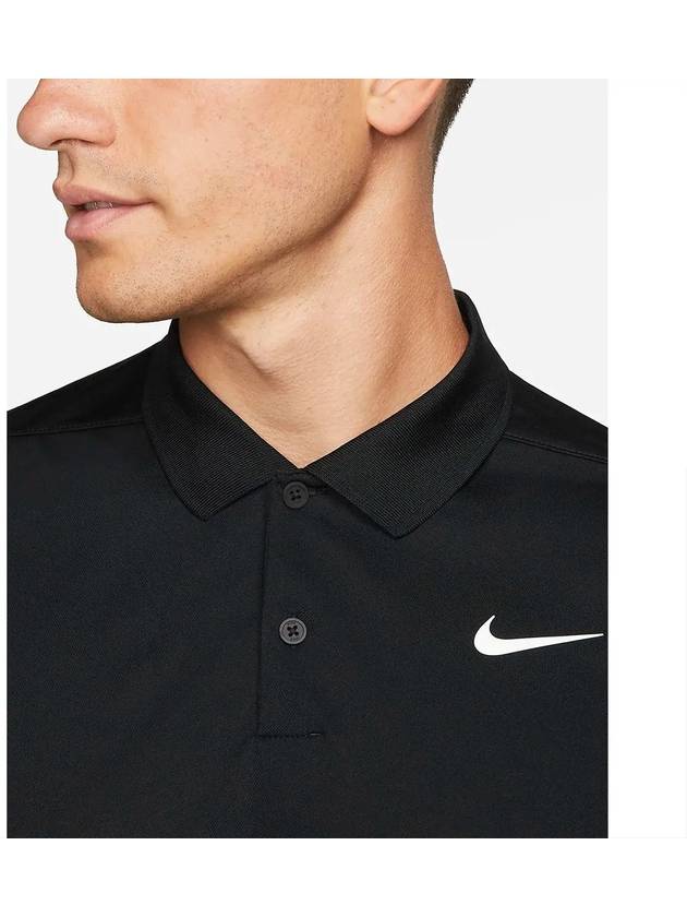 Dri Fit Victory Long Sleeve Polo Shirt Black - NIKE - BALAAN 5