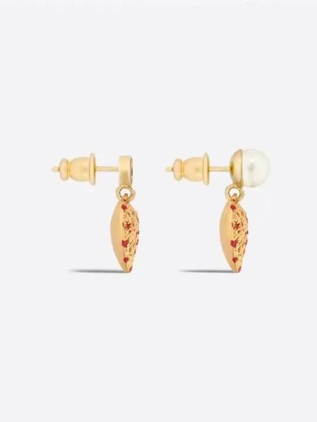 Cœur des Curiosités Pearl Earrings Gold - DIOR - BALAAN 4