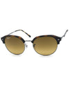 Eyewear Logo Print Round Sunglasses Brown - RAY-BAN - BALAAN 2