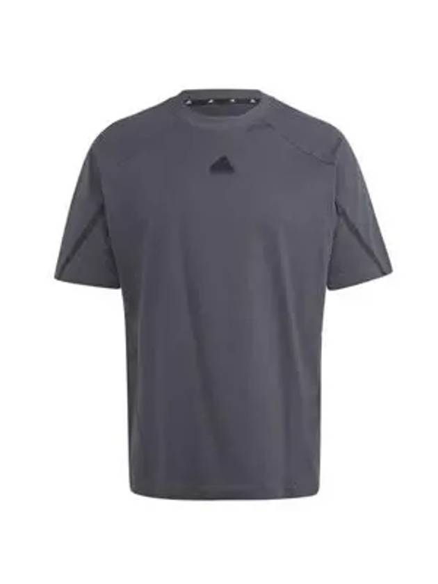 4 Gameday Regular Fit Short Sleeve T-Shirt Grey - ADIDAS - BALAAN 3