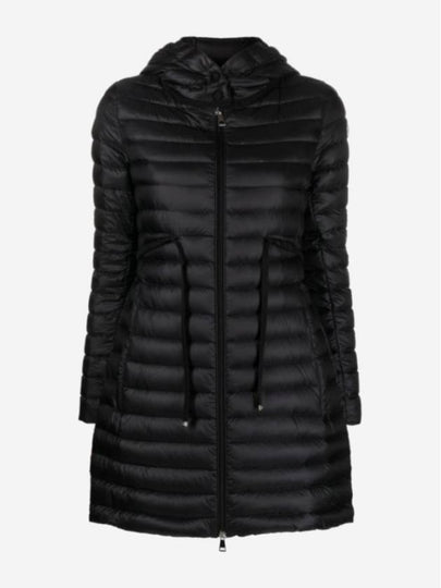 Barbel Quilting Hooded Down Long Padding Jacket Black - MONCLER - BALAAN 2