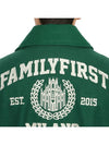 Varsity College Jacket Green - FAMILY FIRST - BALAAN 10