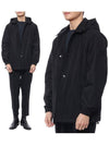 Ealing Hooded Jacket Black - BURBERRY - BALAAN 3