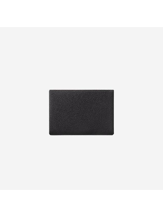 Calvi Duo Card Holder Absong Palladium Hardware Graphite - HERMES - BALAAN 1