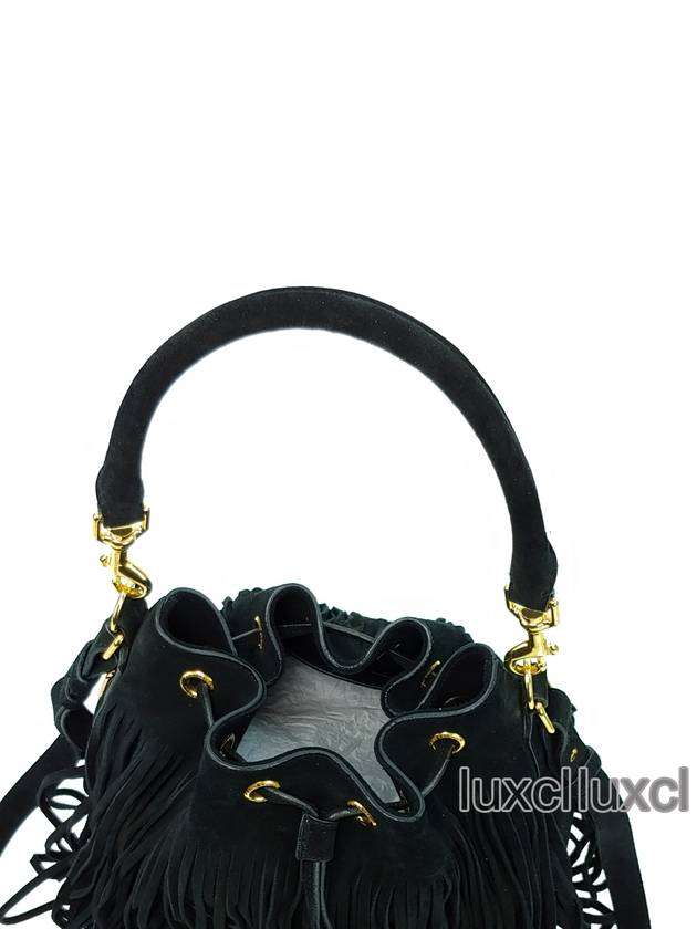 YSL Emmanuel fringe bucket shoulder bag - SAINT LAURENT - BALAAN 7