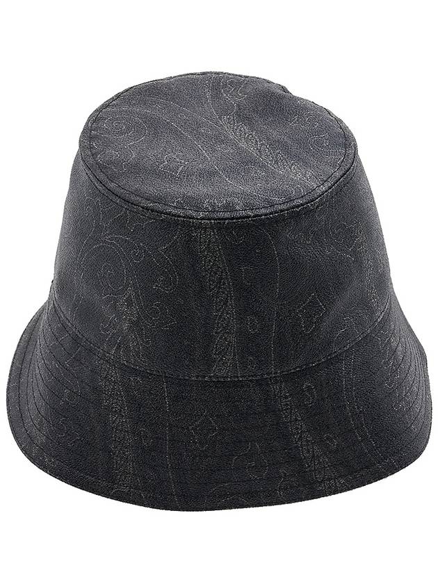 Paisley Bucket Hat Black - ETRO - BALAAN 4