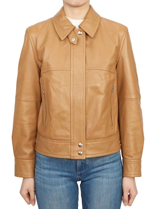 16441011650 BACIO 002 1 Women s Leather Jacket - MAX MARA - BALAAN 3