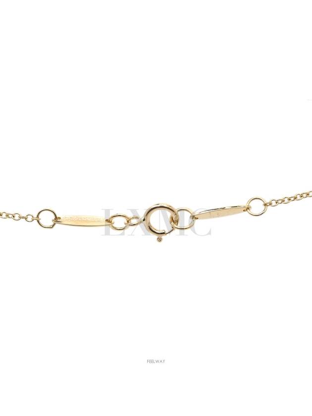 Tiffany Elsa Peretti Bean Design Pendant Yellow Gold Necklace 9mm - TIFFANY & CO. - BALAAN 9