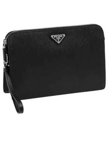 Clutch Pouch 2VF056OOI9Z2F0002 Black - PRADA - BALAAN 1