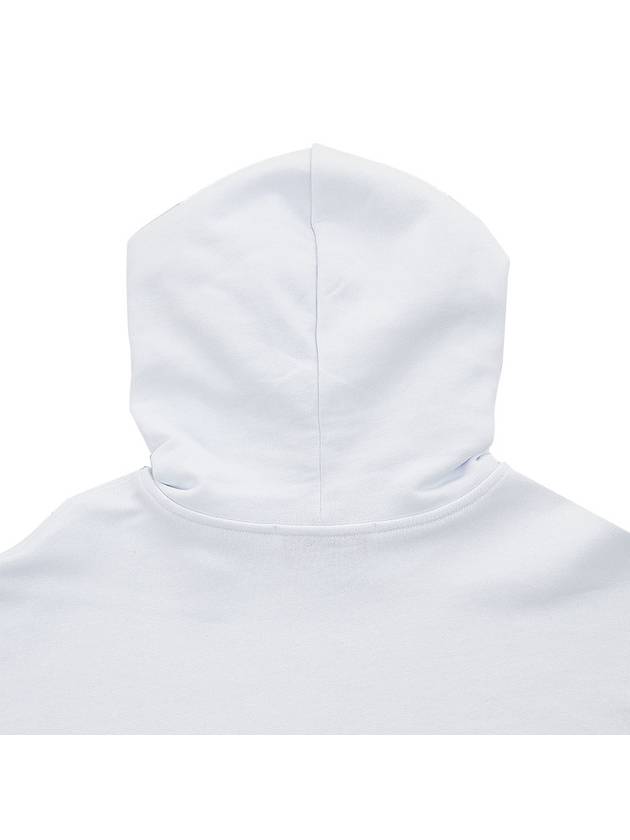 Rhinestone Logo Hoodie White - MSGM - BALAAN 10