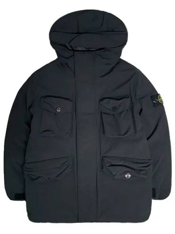 Kids 771640234 V0029 Hooded Down Jacket 8a - STONE ISLAND - BALAAN 1