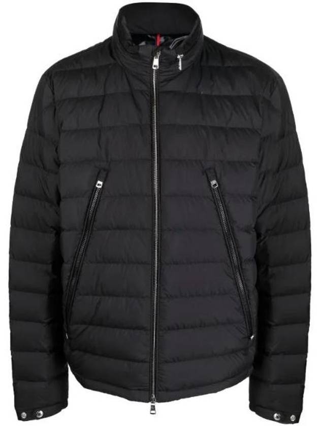 Alfit Short Down Padded Jacket Black - MONCLER - BALAAN 1