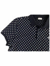 Triomphe Logo Dot Short Sleeve PK Shirt Black - CELINE - BALAAN.