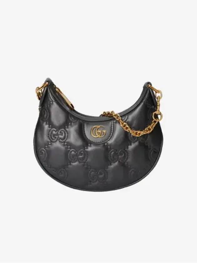 GG Matelasse Leather Mini Shoulder Bag Black - GUCCI - BALAAN 2