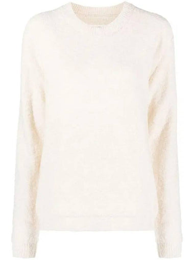 Back Stitch Crew Neck Knit Top Cream - MAISON MARGIELA - BALAAN 1