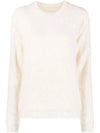 Back Stitch Crew Neck Knit Top Cream - MAISON MARGIELA - BALAAN 1