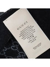 GG Jacquard Reversible Wool Muffler Grey Black - GUCCI - BALAAN 7