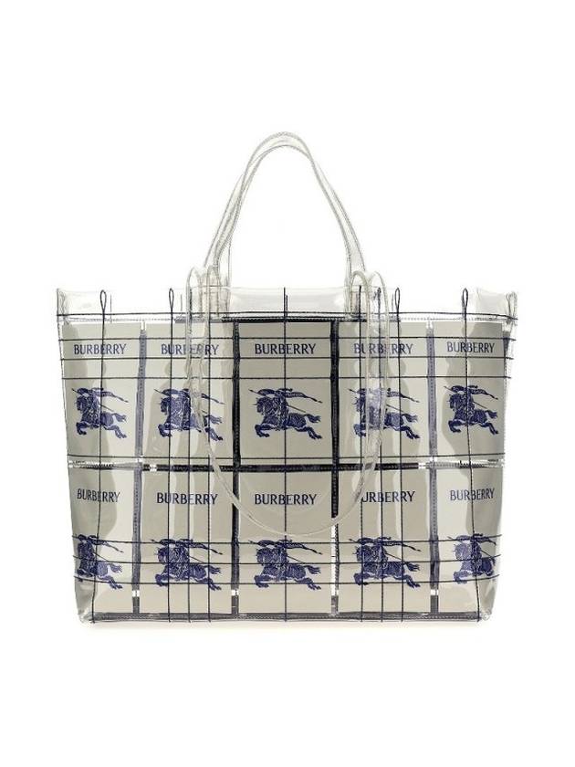 EKD Label Tote Bag White - BURBERRY - BALAAN 1